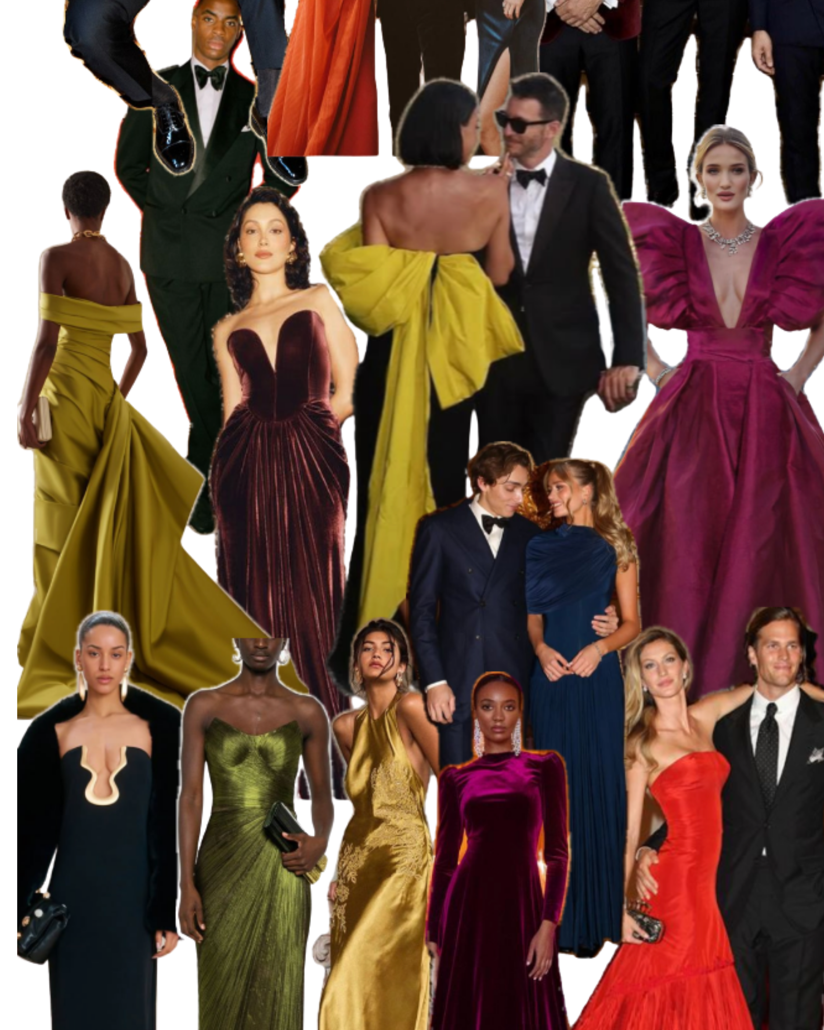 Nikkah and Reception outfit moodboard